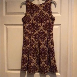 Beautiful purple patterned dress